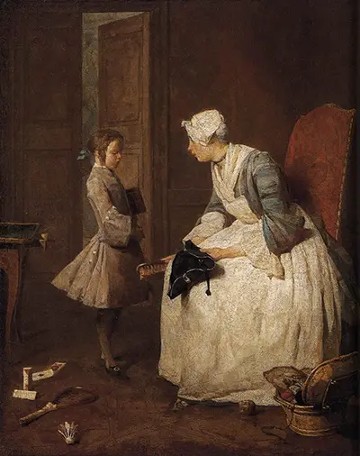 The Governess Jean-Baptiste-Simeon Chardin
